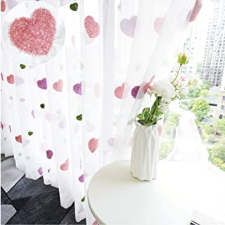 cortinas corazones